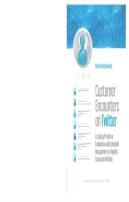 Customer Encounters On Twitter Â€“ A Study Of Positive Evaluation And Complaint Management On English Corporate Profiles