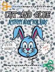 Cut And Glue Activity Book For Kids