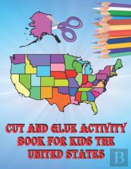 Cut And Paste Books For Kids Ages 3-5 Maps With Flags