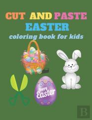 Cut And Paste Easter Coloring Book For Kids