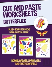 Cut And Paste Worksheets (Butterflies)