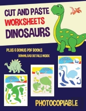 Cut And Paste Worksheets - Dinosaurs
