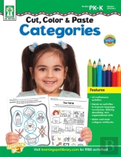 Cut, Color & Paste Categories, Grades Pk - K