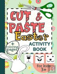 Cut & Paste Easter Activity Book For Kids 3+