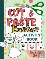 Cut & Paste Easter Activity Book For Kids 3+