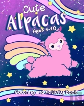 Cute Alpaca Coloring And Activity Book