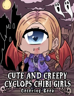 Bertrand.pt - Cute And Creepy Cyclops Chibi Girls Coloring Book