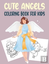 Cute Angels Coloring Book For Kids
