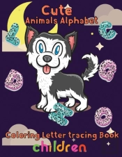 Cute Animal Alphabet Coloring Letter Tracing Book Children