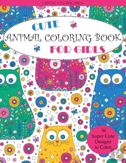 Bertrand.pt - Cute Animal Coloring Book For Girls