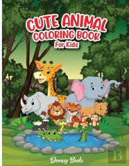 Cute Animal Coloring Book For Kids