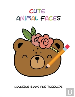 Bertrand.pt - Cute Animal Faces Coloring Book For Toddlers