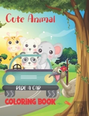 Cute Animal Ride A Car Coloring Book