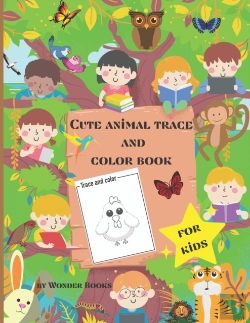 Bertrand.pt - Cute Animal Trace And Color Book For Kids