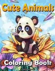 Cute Animals An Adult Coloring Book