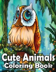 Cute Animals An Adult Coloring Book