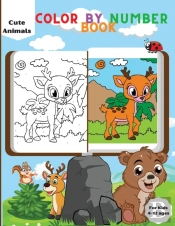 Cute Animals Color By Number Book For Kids