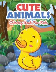 Cute Animals Coloring Book For Kids