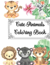 Cute Animals Coloring Book
