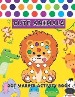 Bertrand.pt - Cute Animals Dot Markers Activity Book