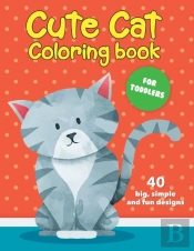 Cute Cat Coloring Book For Toddlers