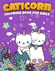 Cute Caticorn Coloring Book For Kids