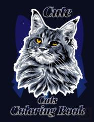 Cute Cats Coloring Book