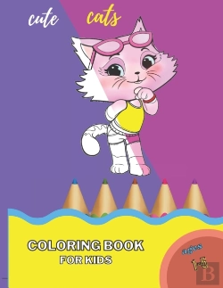 Bertrand.pt - Cute Cats Coloring Book For Kids Ages 1-5