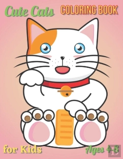 Bertrand.pt - Cute Cats Coloring Book For Kids Ages 4-8