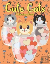 Cute Cats Coloring Book