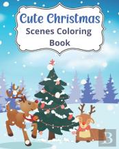 Cute Christmas Scenes Coloring Book