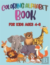 Cute Coloring Alphabet Book For Children, 4 Coloring Books In 1