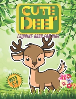 Bertrand.pt - Cute Deer Coloring Book For Kids Ages 5-9