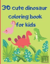 Cute Dinosaur Coloring Book For Kids