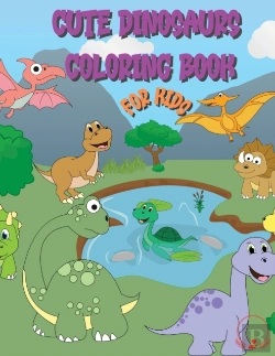 Bertrand.pt - Cute Dinosaur Coloring Book For Kids