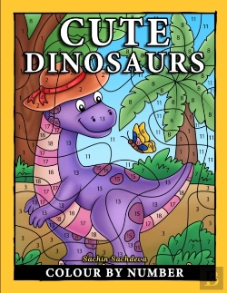 Bertrand.pt - Cute Dinosaurs Colour By Number