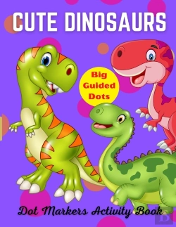 Bertrand.pt - Cute Dinosaurs Dot Markers Activity Book, Big Guided Dots