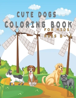 Bertrand.pt - Cute Dogs Coloring Book For Kids Ages 8-12