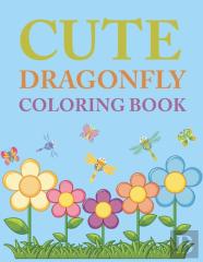 Cute Dragonfly Coloring Book