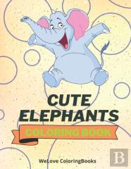 Cute Elephants Coloring Book