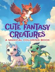 Cute Fantasy Creatures: A Magical Coloring Book
