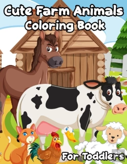 Bertrand.pt - Cute Farm Animals Coloring Book For Toddlers