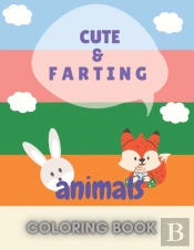 Cute Farting Animals Coloring Book