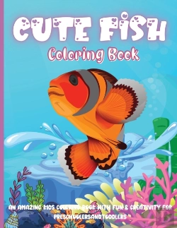 Bertrand.pt - Cute Fish Coloring Book:  Nbsp Ocean Ani