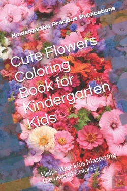 Bertrand.pt - Cute Flowers Coloring Book For Kindergarten Kids