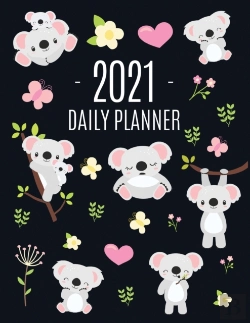 Bertrand.pt - Cute Grey Koala Planner 2021