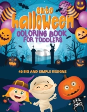 Cute Halloween Coloring Book For Toddlers