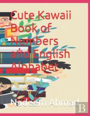 Cute Kawaii Book Of Numbers And English Alphabet