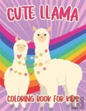 Cute Llama Coloring Book For Kids