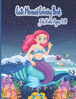 Bertrand.pt - Cute Mermaid Coloring Book For Kids Ages 4-8